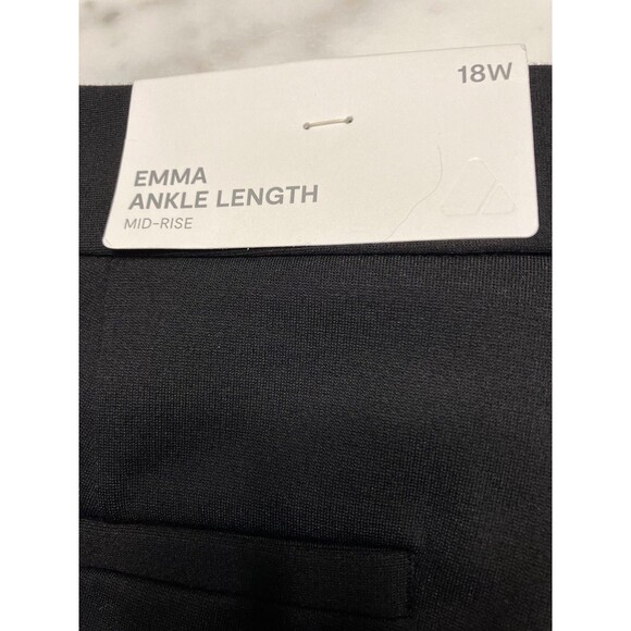 Liz Claiborne  Dress Pants  Emma Classic Straight Leg Ankle Black Size 18W NWT - Picture 5 of 9
